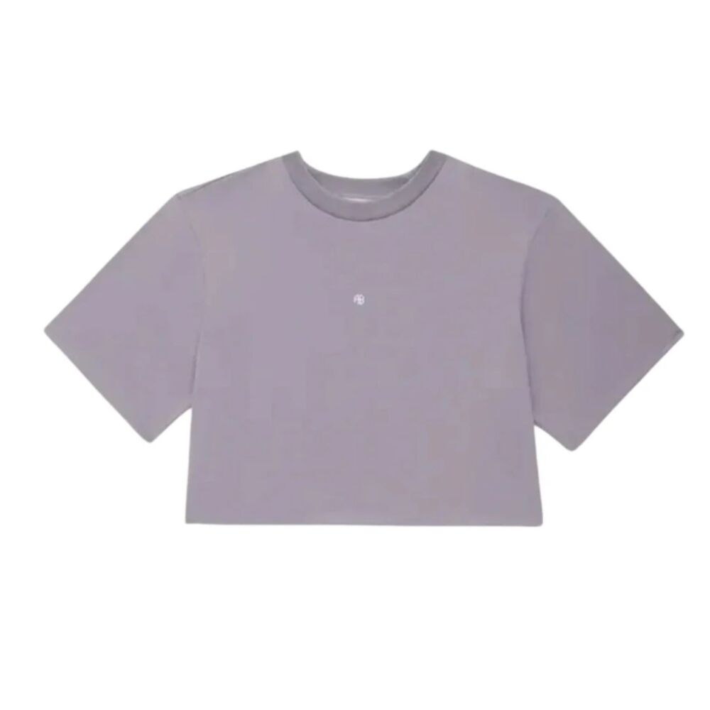 Anine Bing Purple Crop Top - Picture 2 of 7